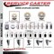 Service Caster 3'' Nylon Swivel 1-3/8'' Expanding Stem Caster with Brake SCC-EX20S314-NYS-PLB-138 - alternate 3
